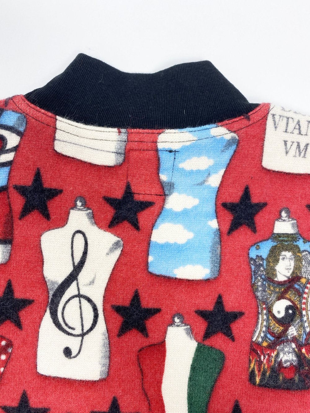 Moschino 90s mannequin print sweater — JAMES VELORIA