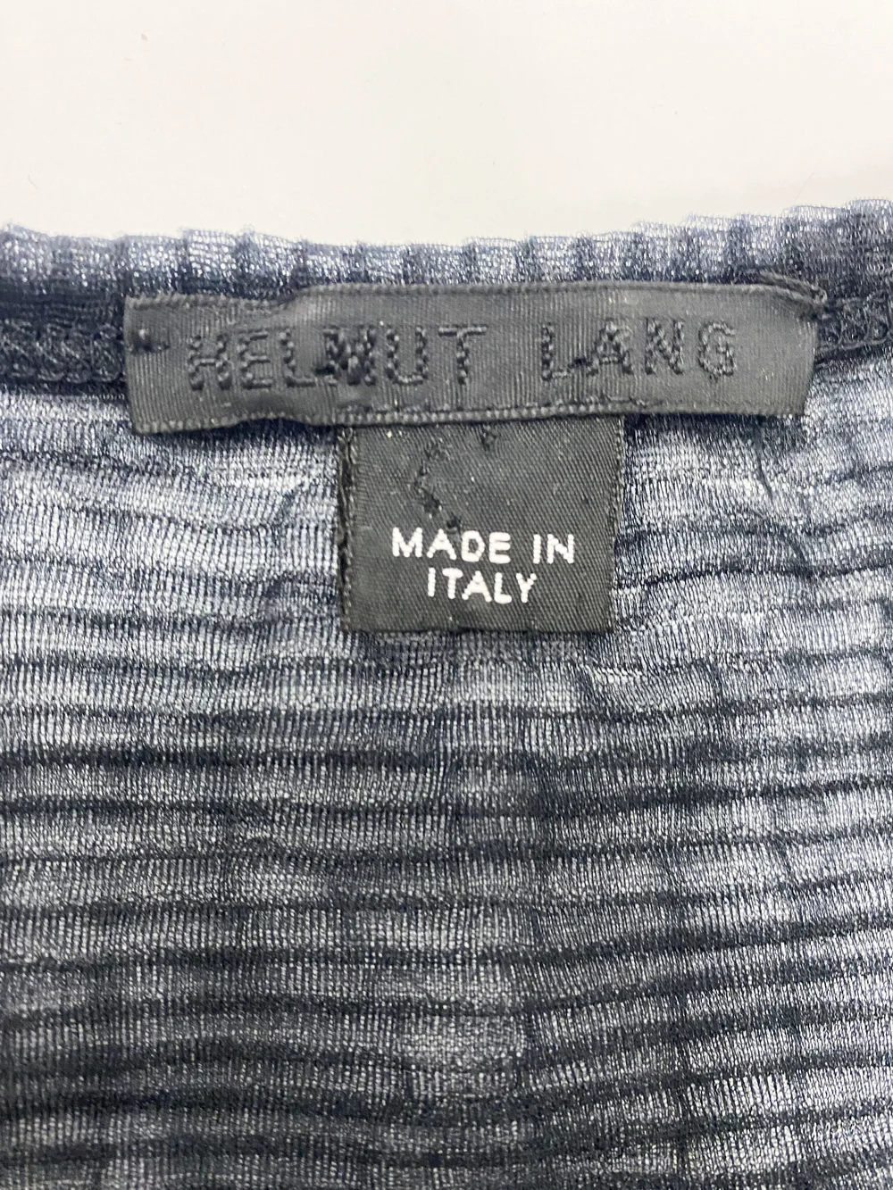 Helmut Lang 90s ruffle texture t-shirt — JAMES VELORIA