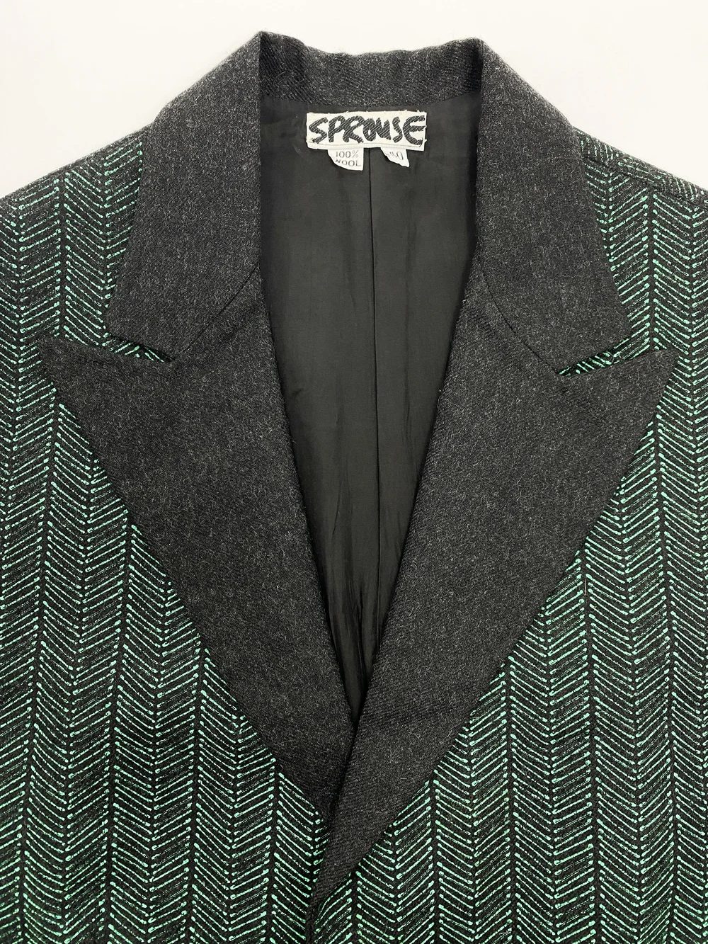 Stephen Sprouse F/W 1987 safety pin print vest — JAMES VELORIA