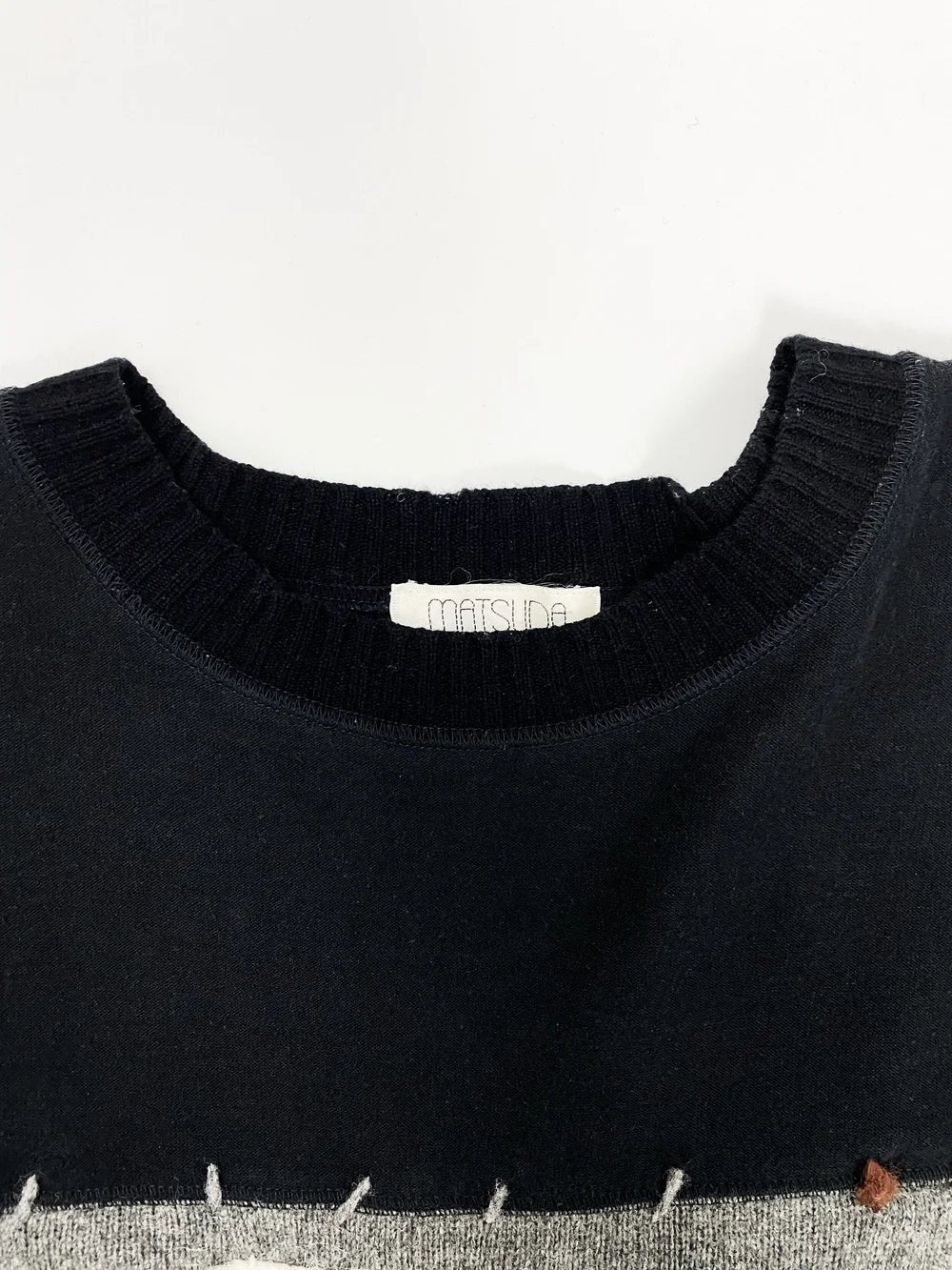Matsuda 80s knit panel sweater — JAMES VELORIA