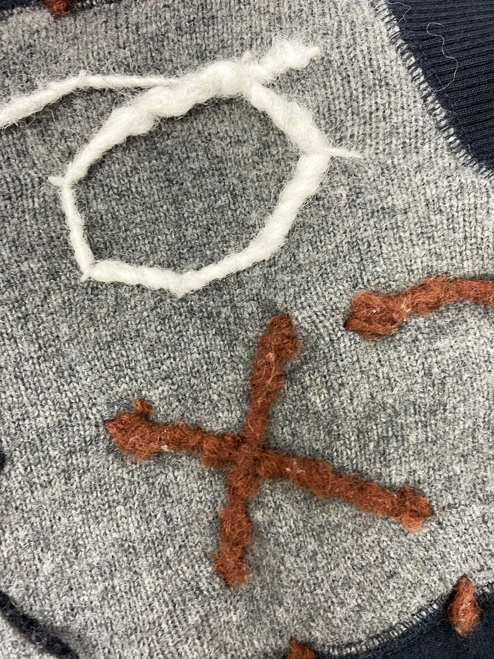 Matsuda 80s knit panel sweater — JAMES VELORIA