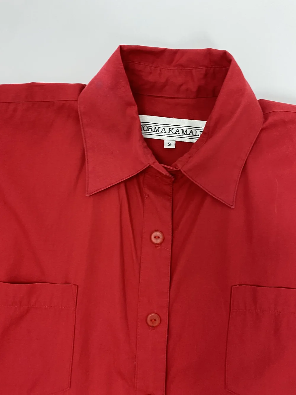 Norma Kamali 80s red jumpsuit — JAMES VELORIA 