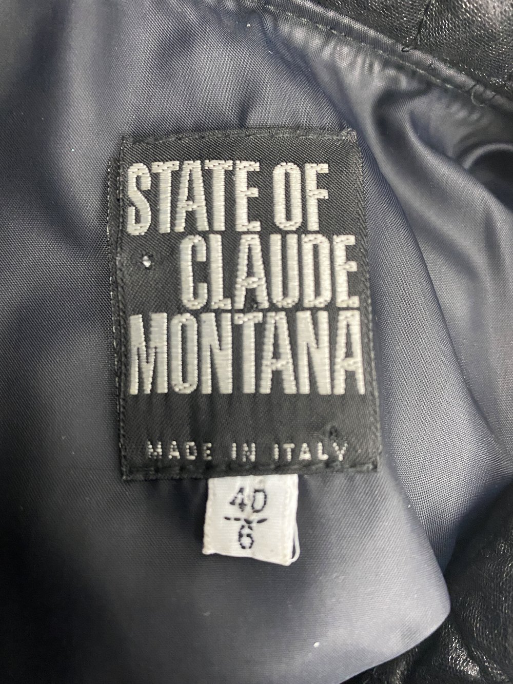 Claude Montana 90s quilted pleather moto jacket — JAMES VELORIA