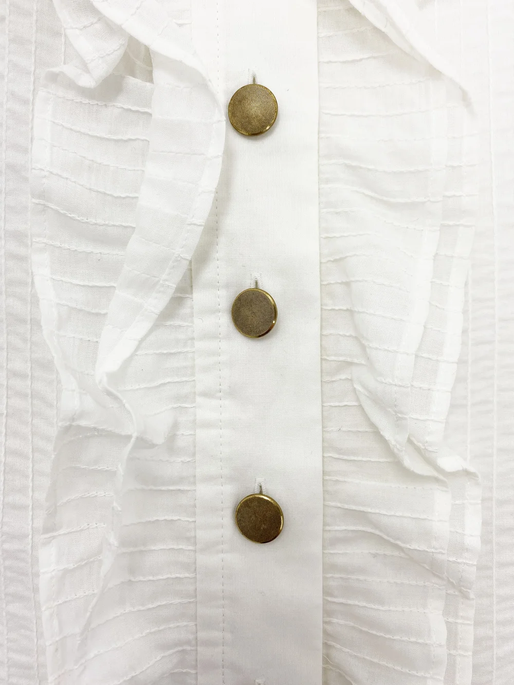 Chloe S/S 2007 ruffle puff sleeve bouse — JAMES VELORIA