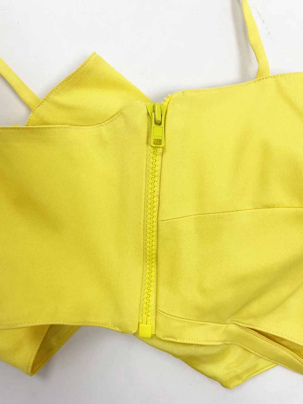 Gianni Versace Versus 90s yellow bra top — JAMES VELORIA