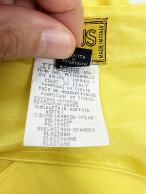 Gianni Versace Versus 90s yellow bra top — JAMES VELORIA