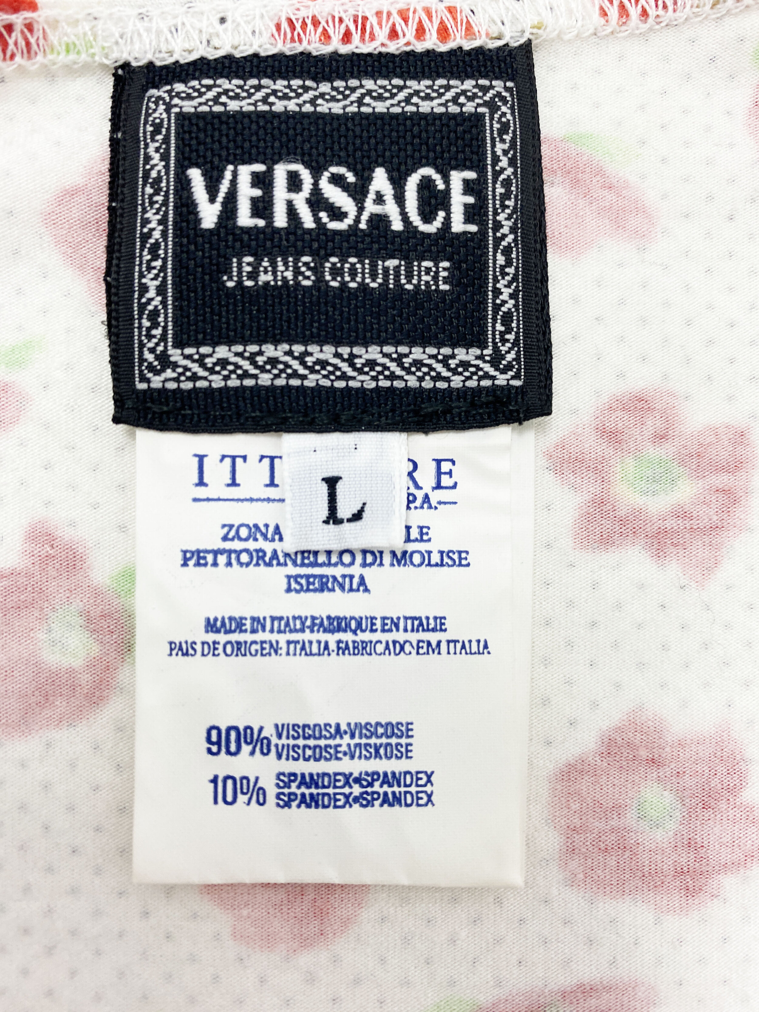 versace jeans couture label