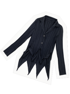 Issey Miyake pointed hem origami jacket — JAMES VELORIA
