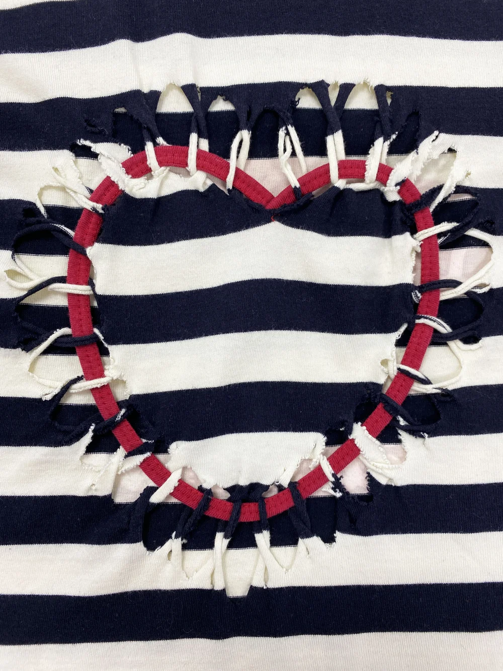 vintage italy製 JEAN PAUL GAULTIER HEART Jean Paul Gaultier braided heart top — JAMES VELORIA