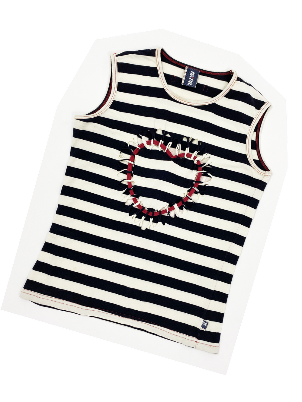 Jean Paul Gaultier braided heart top — JAMES VELORIA