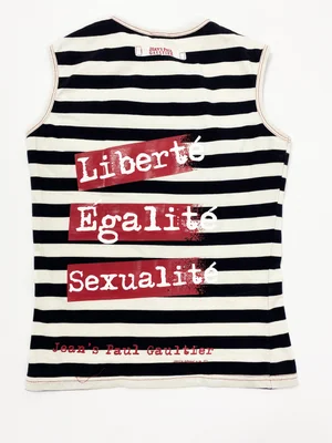 Jean Paul Gaultier braided heart top — JAMES VELORIA