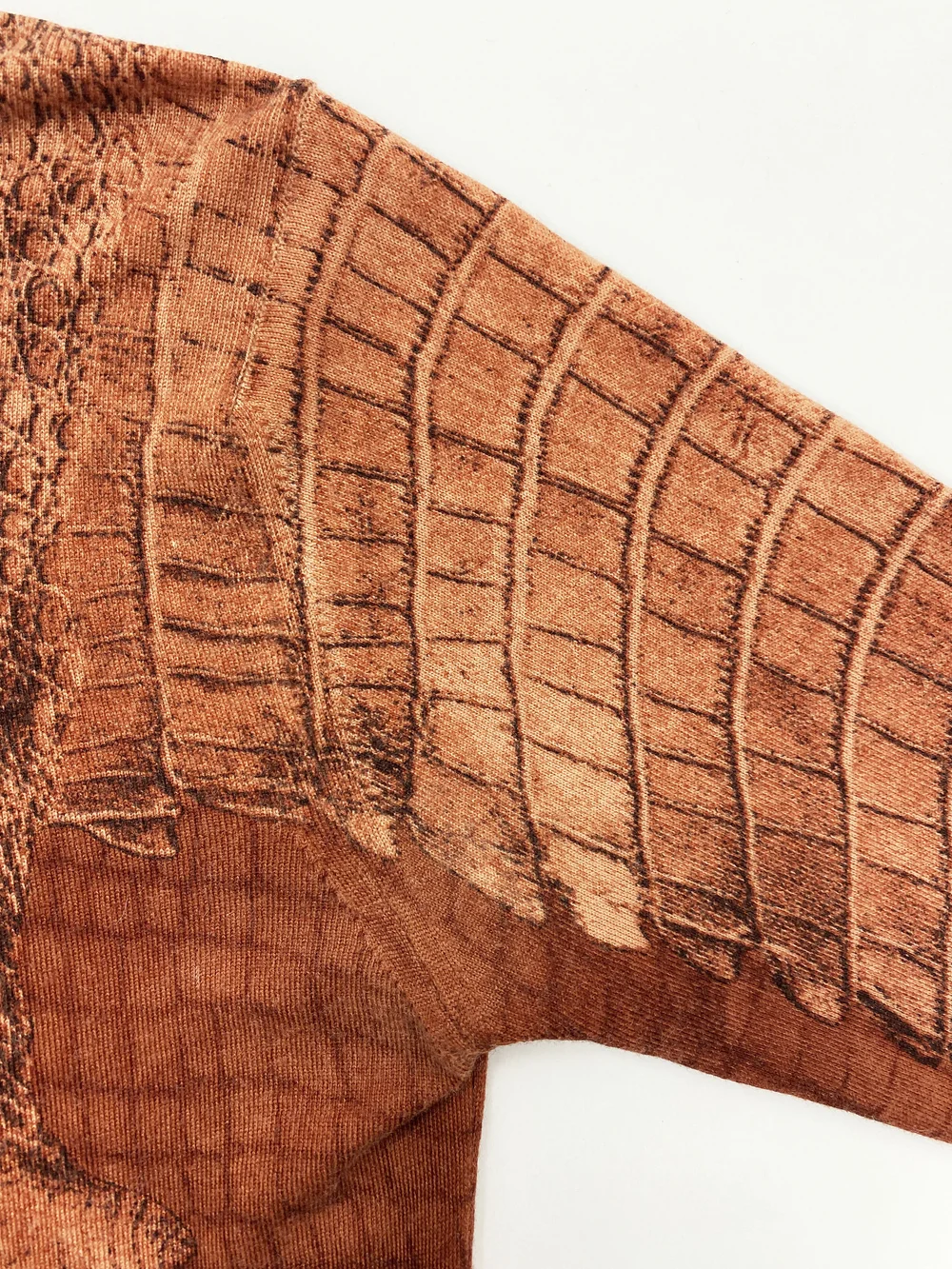 John Galliano F/W 2000 crocodile print cardigan — JAMES VELORIA