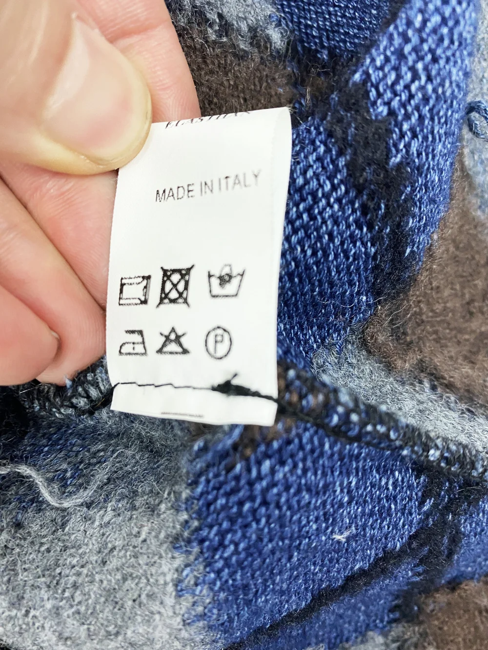Vivienne Westwood F/W 2000 argyle knit jacket — JAMES VELORIA