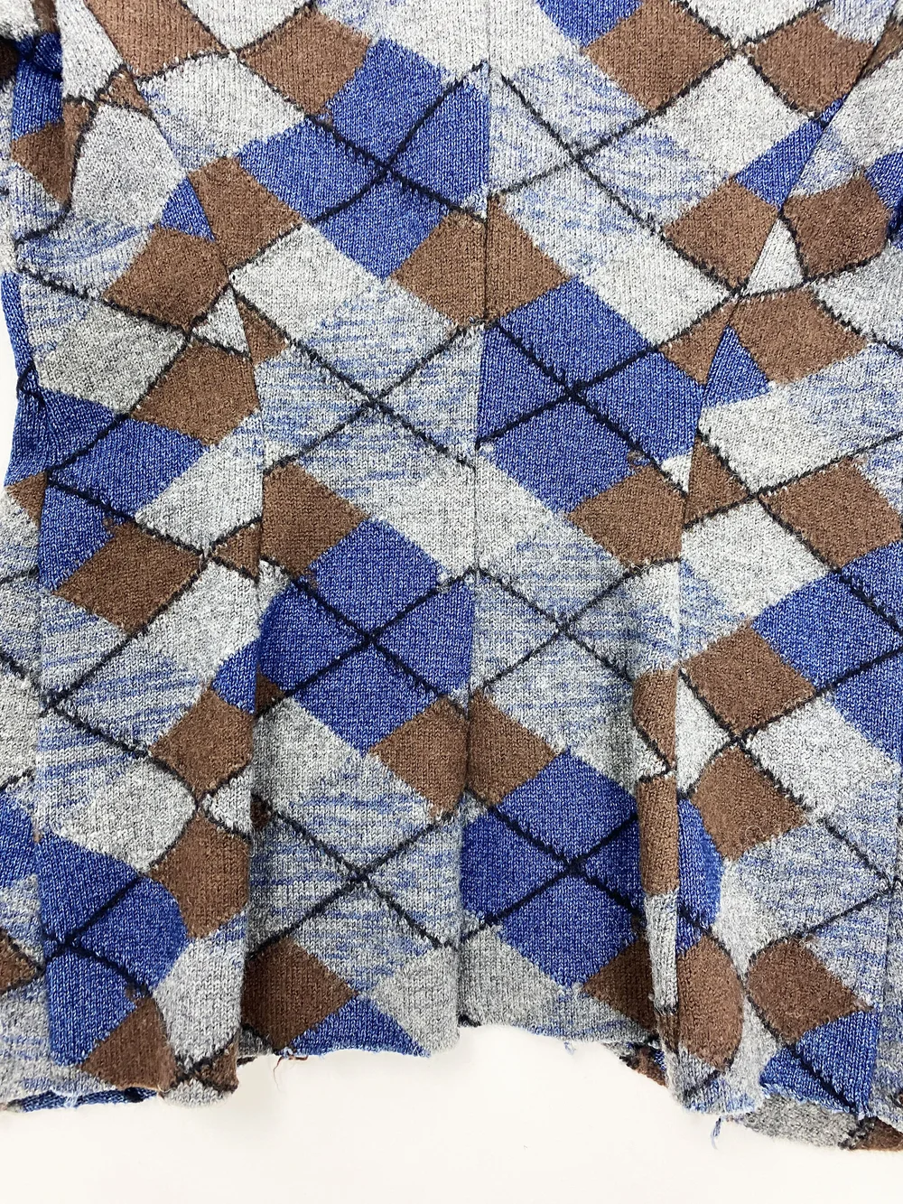 Vivienne Westwood F/W 2000 argyle knit jacket — JAMES VELORIA