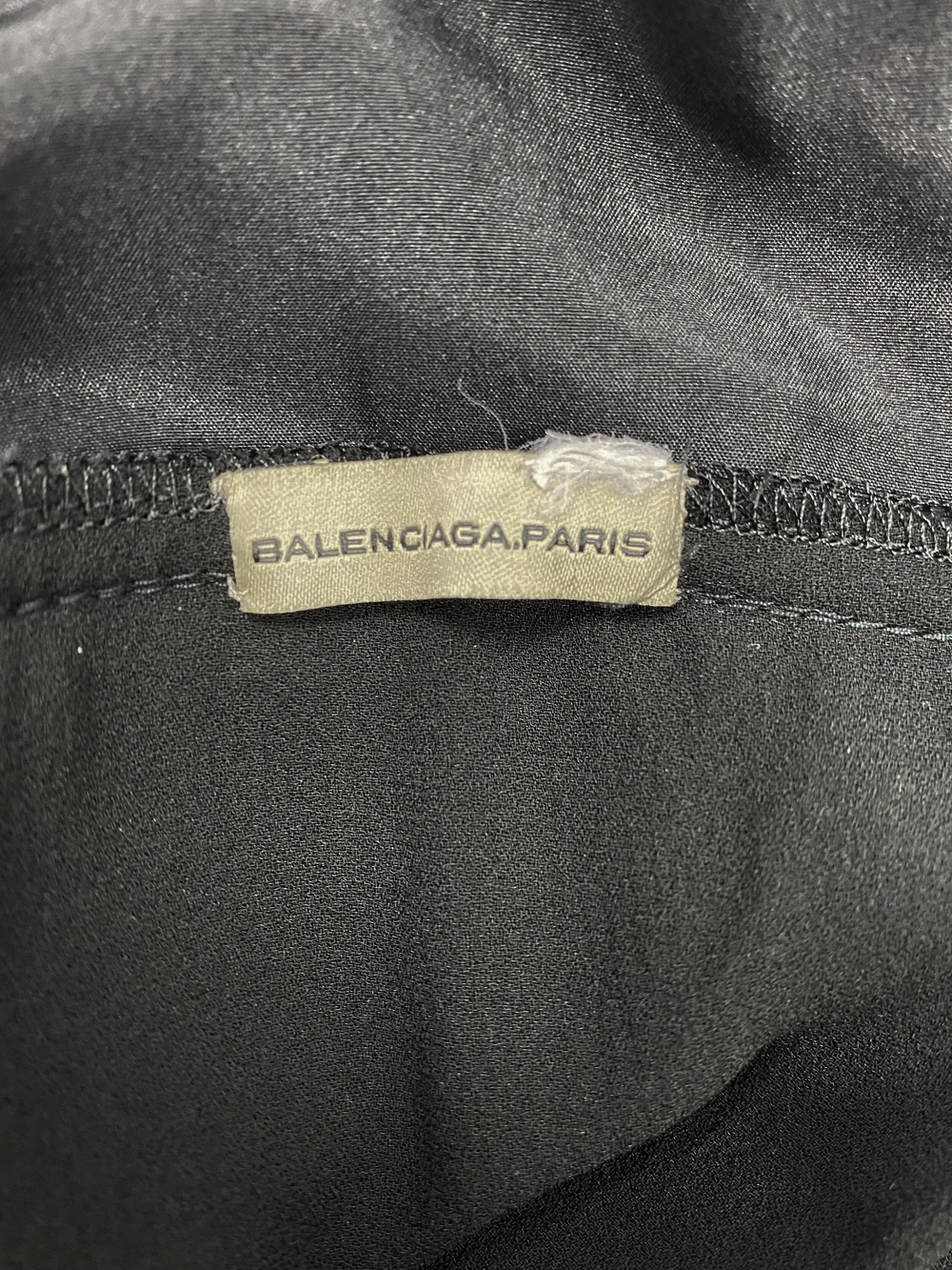 balenciaga black dress label This Cristobal Balenciaga dress is extraordinary. It is from the Winter  1954 Haute Couture collection and I died a small happy vintage death when I  saw it in person for the first