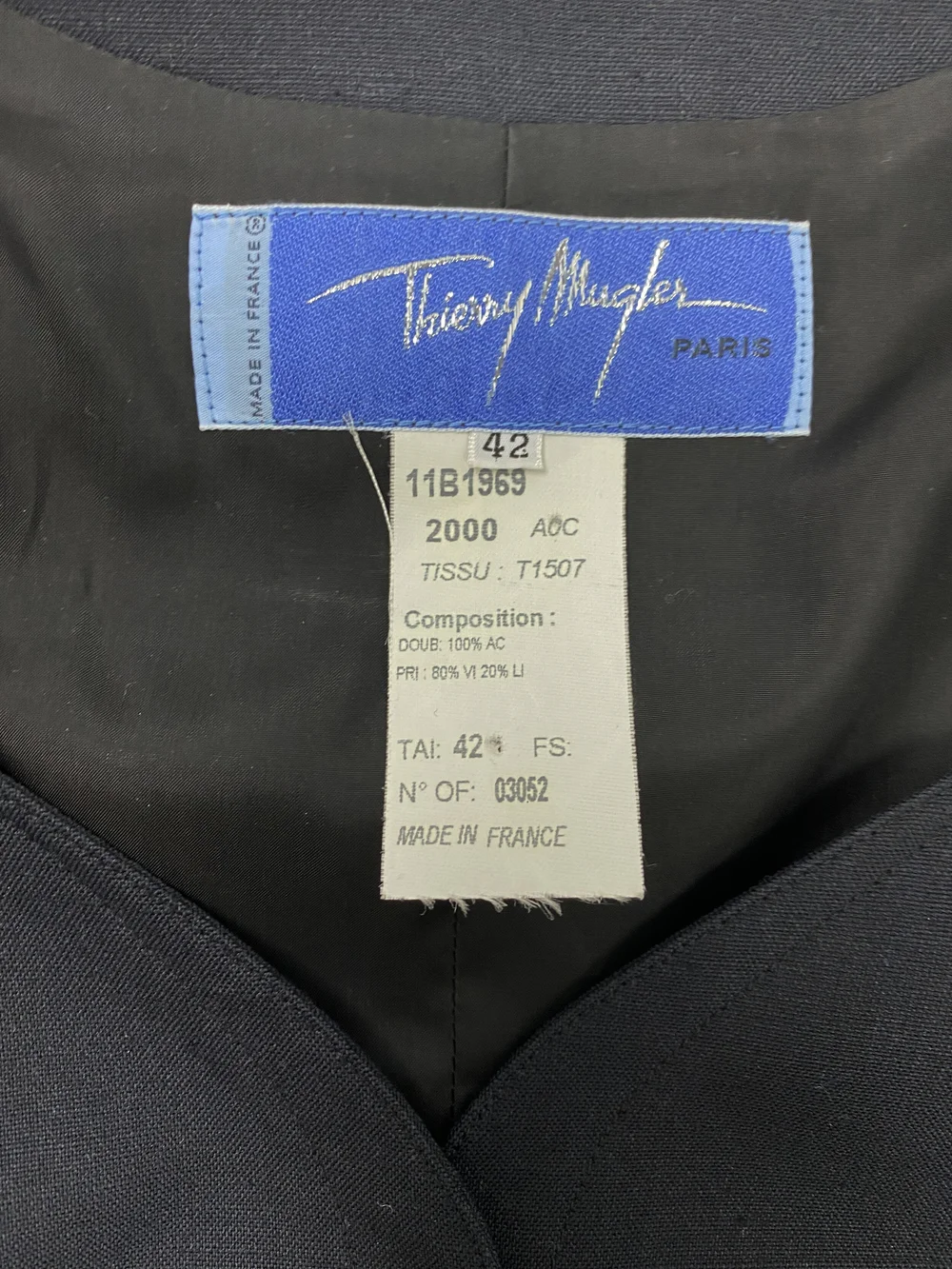 Thierry Mugler 90s coated scale skirt suit — JAMES VELORIA