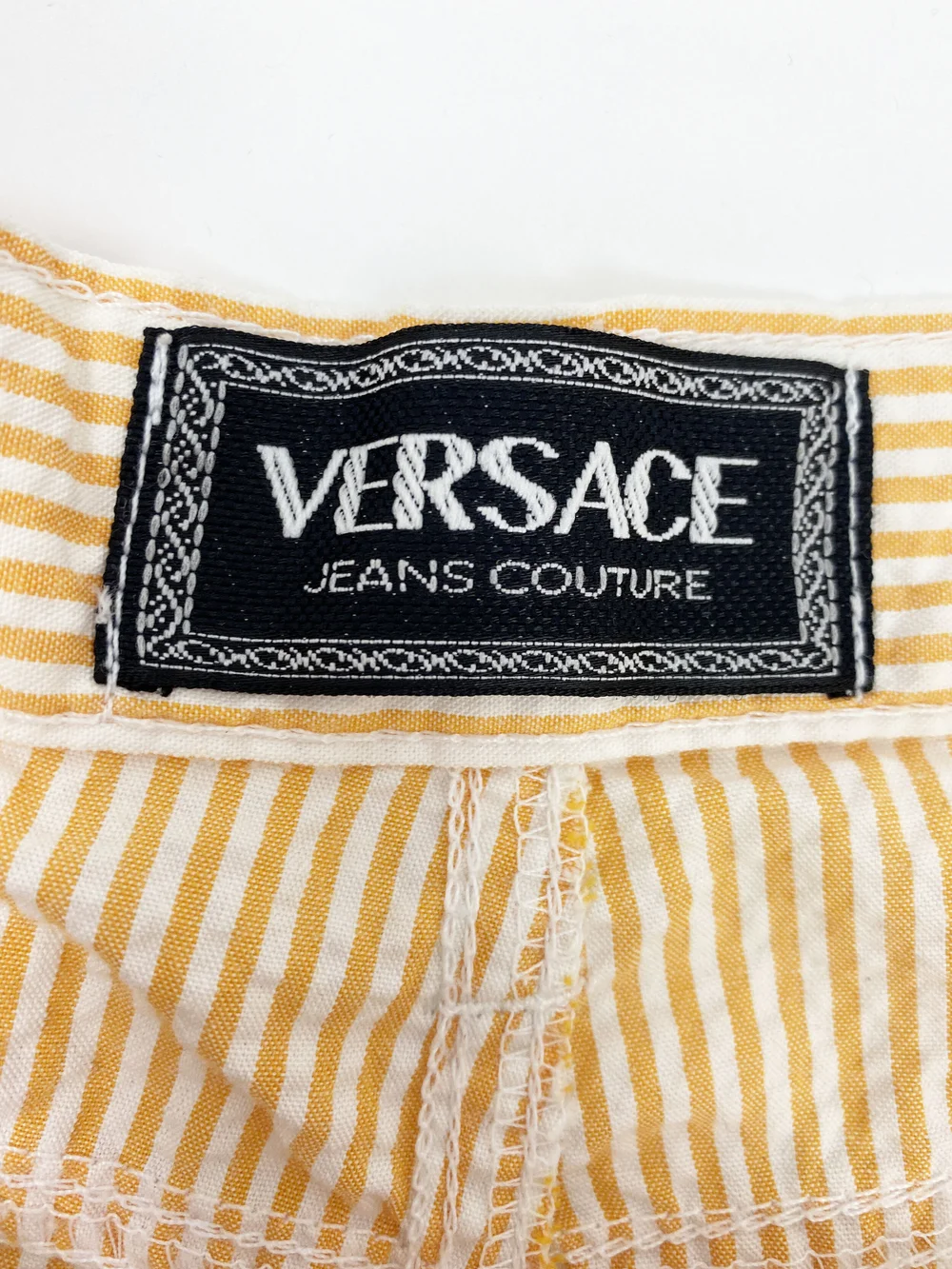 パンツ 90s vintage VERSACE JEANS COUTURE pants New Versace Jeans Couture Vintage 90's Leather Pants! 29 x