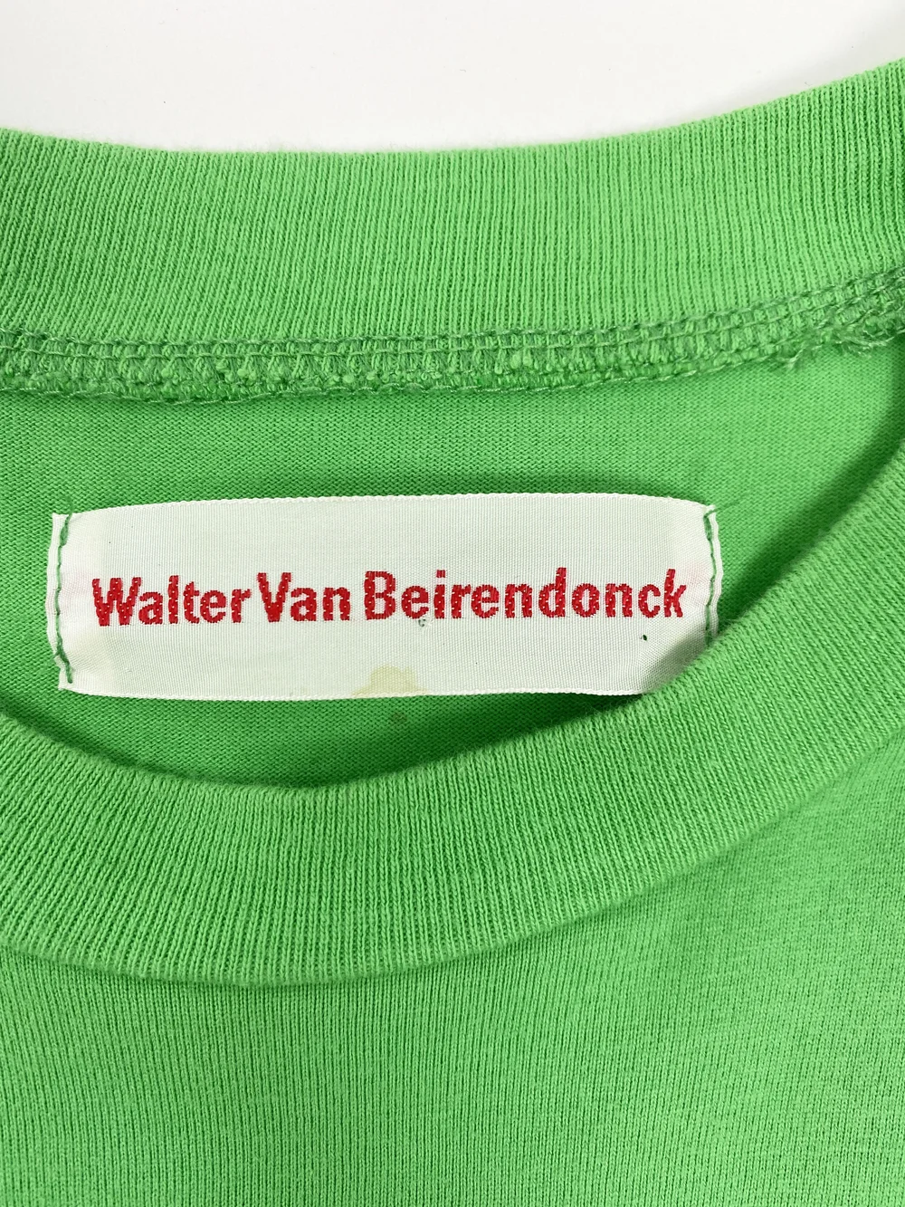 Walter Van Beirendonck green robot print t-shirt — JAMES VELORIA