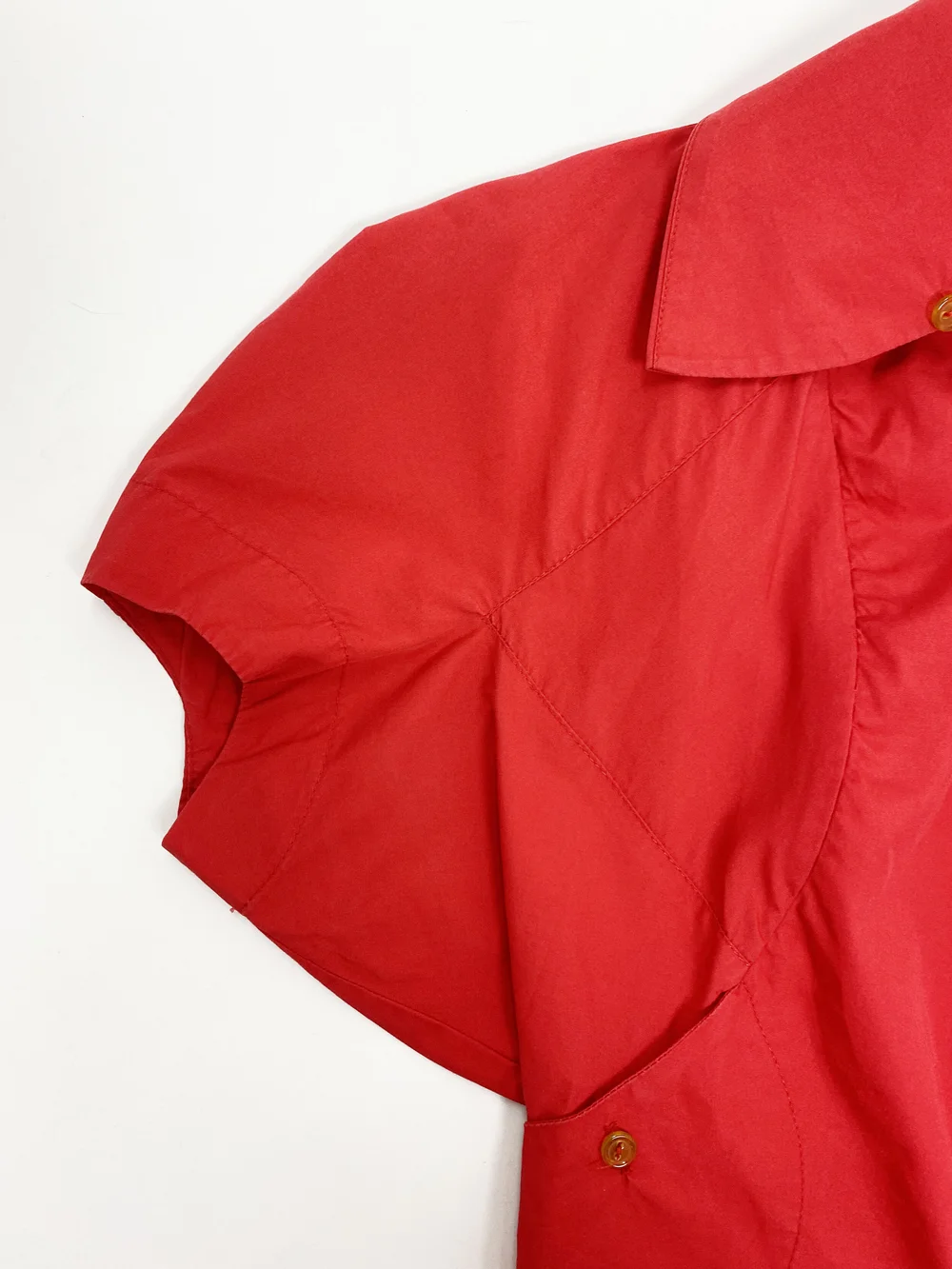 Vivienne Westwood 90s red shirt — JAMES VELORIA