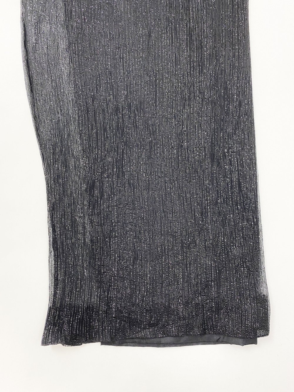 Christian Dior Boutique 80s metallic wide leg pants — JAMES VELORIA