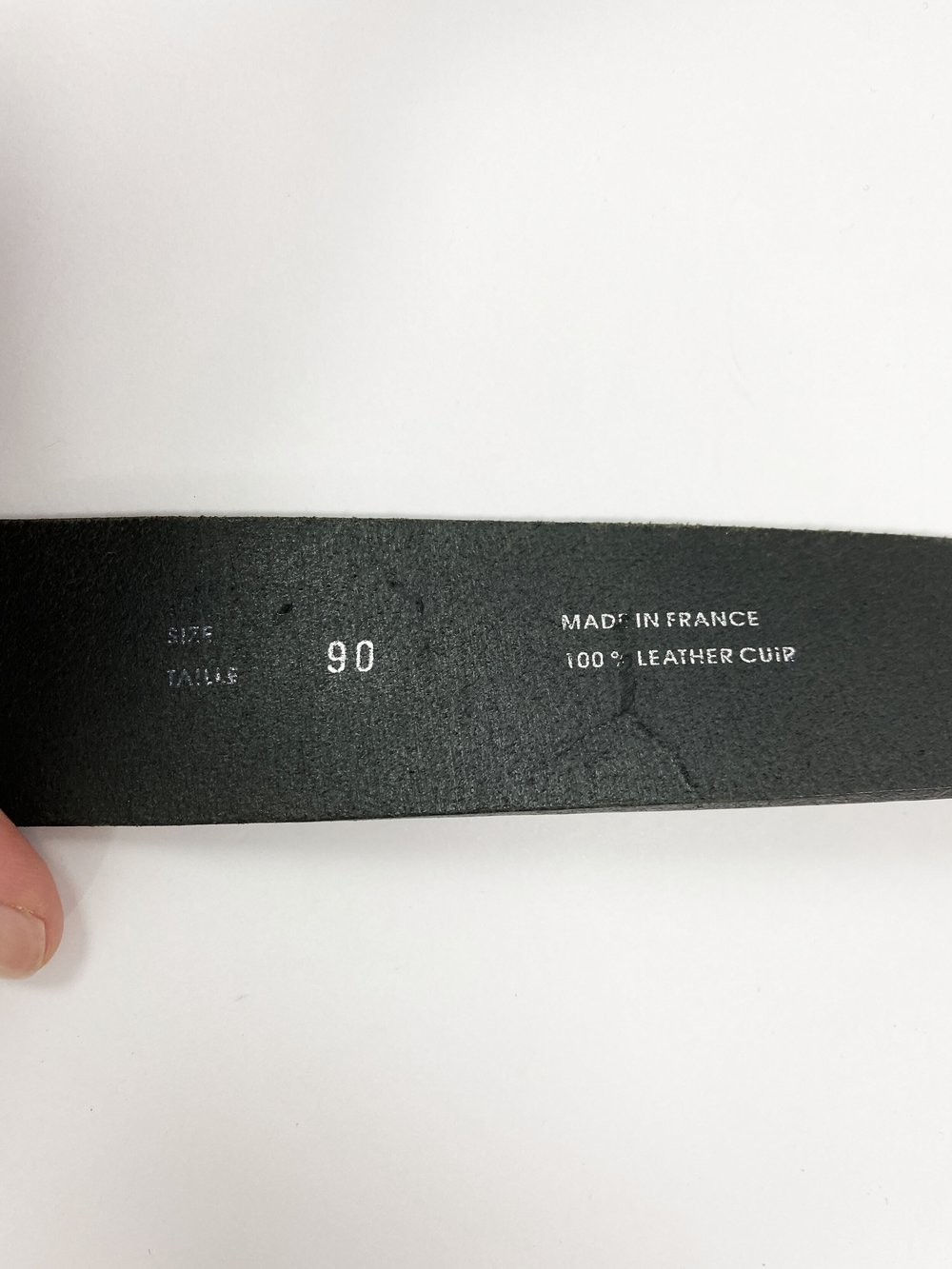 Jean Paul Gaultier logo buckle belt — JAMES VELORIA