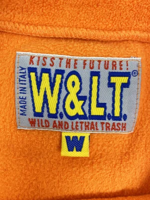 ┏*┛様 W&L.T.(Wild&Lethal Trash ）ウォルト　オレンジ Wild & Lethal Trash 90s orange fleece top — JAMES VELORIA