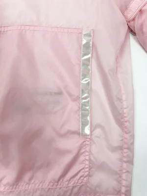 Prada Sport pink nylon convertible jacket — JAMES VELORIA