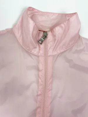 Prada Sport pink nylon convertible jacket — JAMES VELORIA