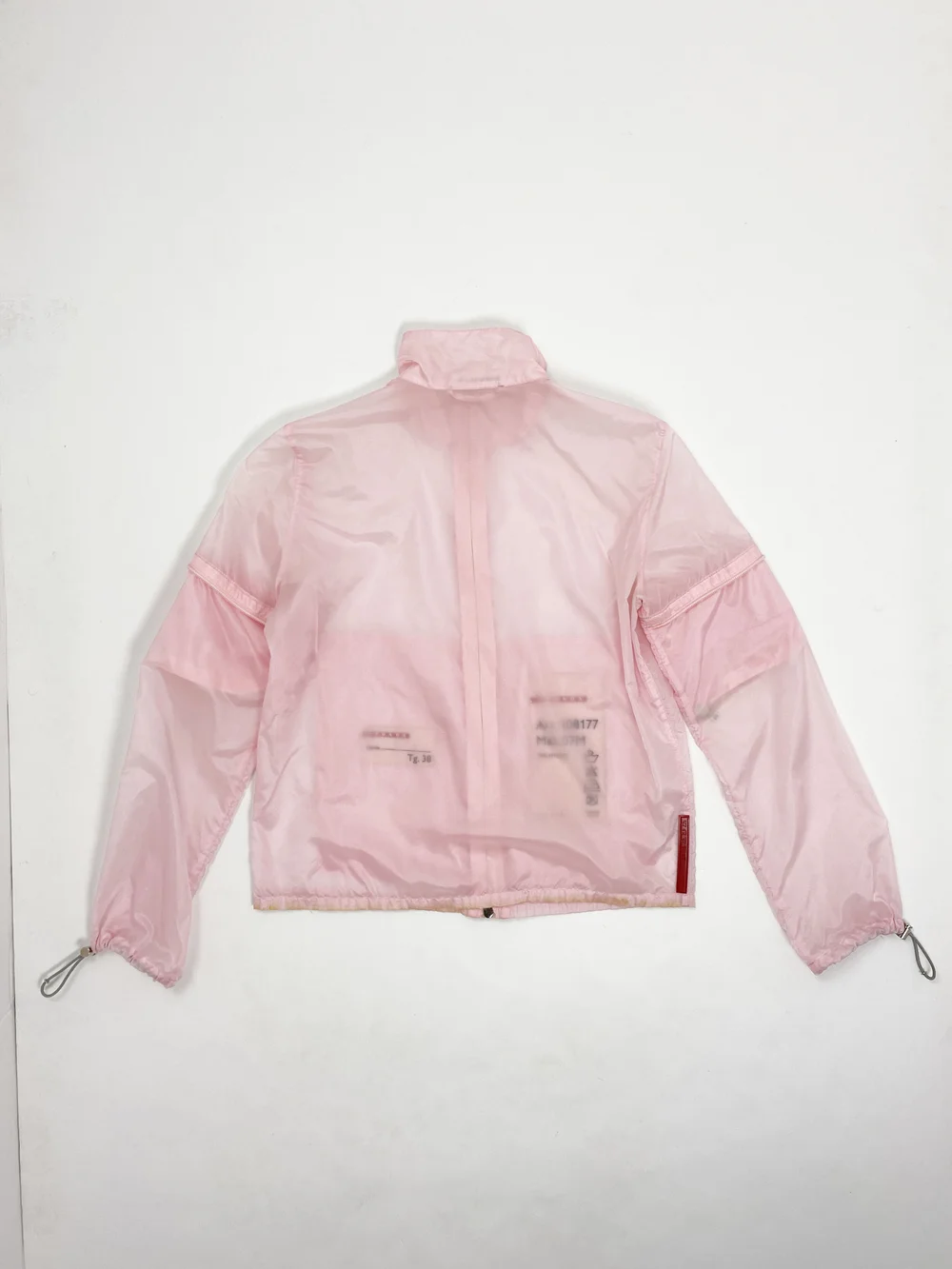 Prada Sport pink nylon convertible jacket — JAMES VELORIA