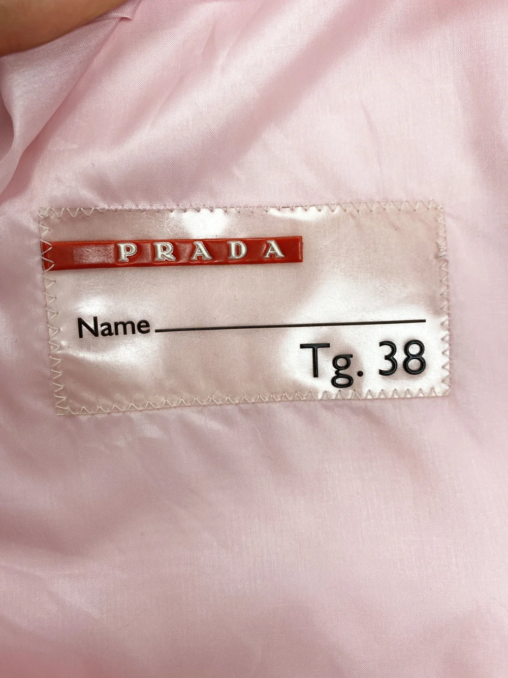 Prada Sport pink nylon convertible jacket — JAMES VELORIA