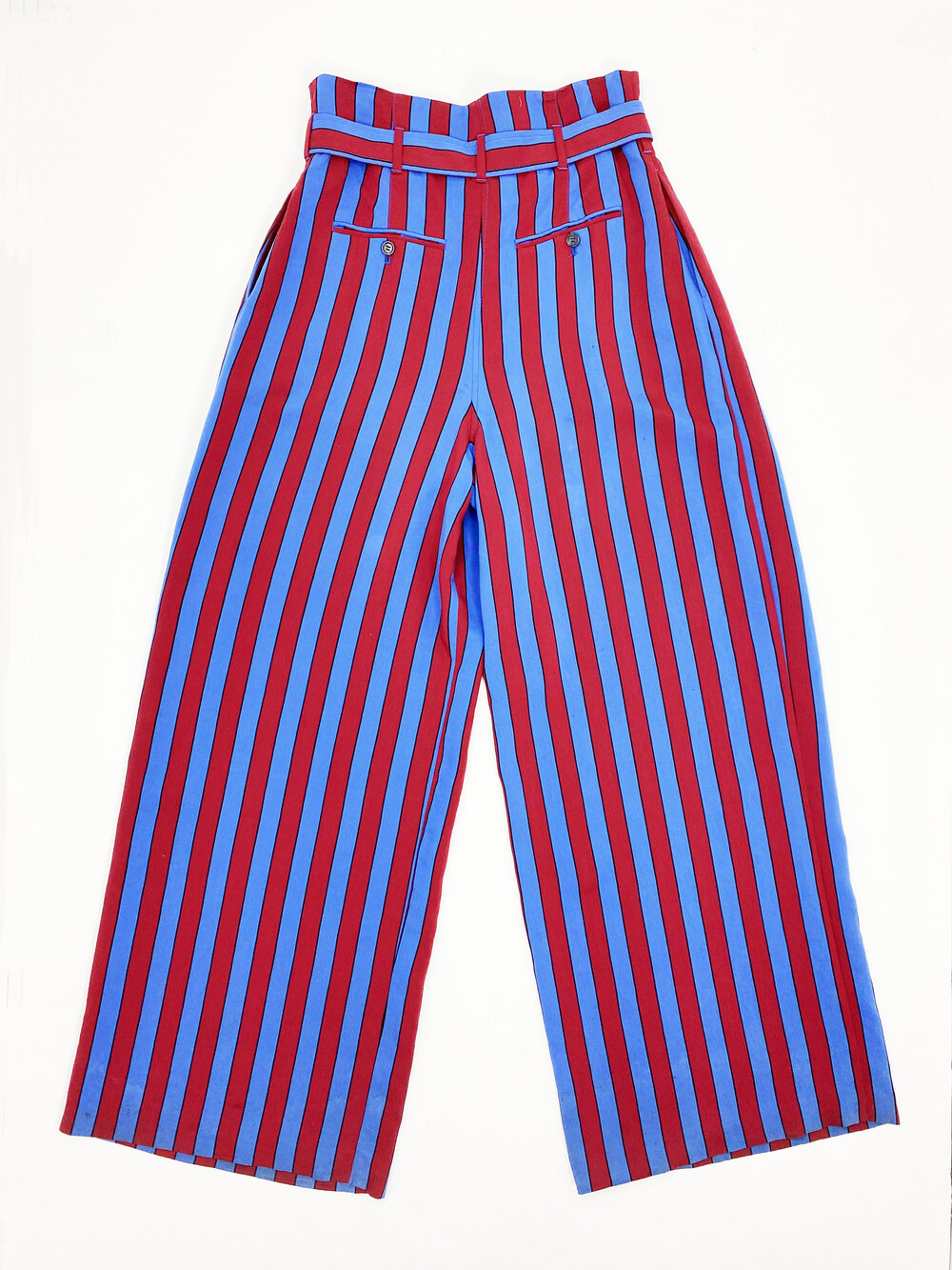 Maison Martin Margiela S/S 2018 striped wide leg pants — JAMES VELORIA