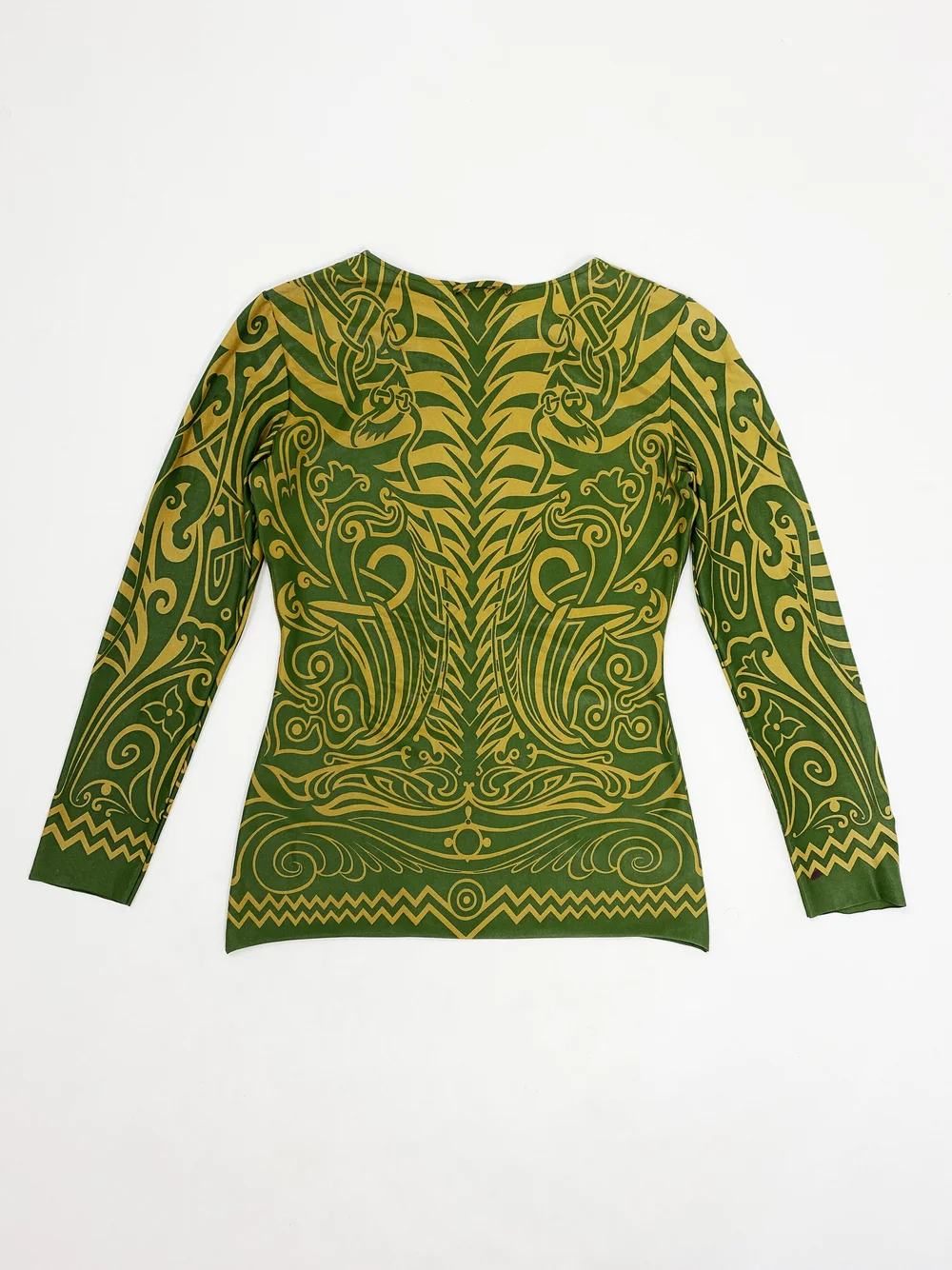 Jean Paul Gaultier S/S 1996 tattoo print top — JAMES VELORIA