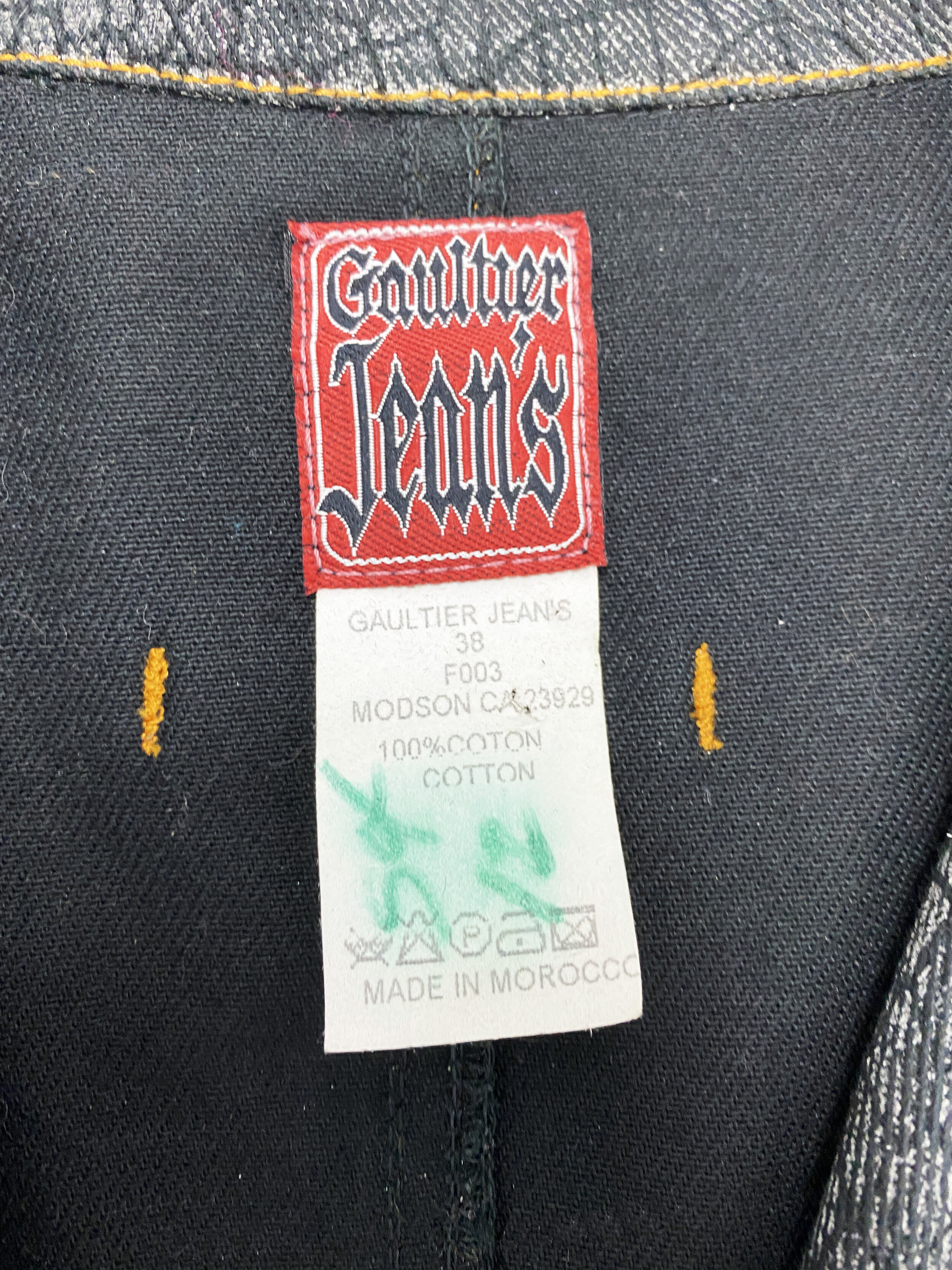 gaultier jeans blood flocky print coat | legaleagle.co.nz