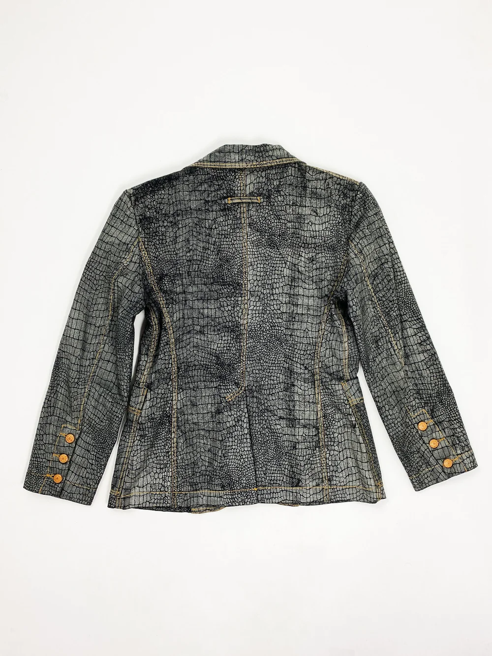Jean Paul Gaultier F/W 1995 croc print jacket — JAMES VELORIA