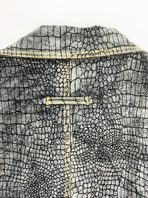 Jean Paul Gaultier F/W 1995 croc print jacket — JAMES VELORIA