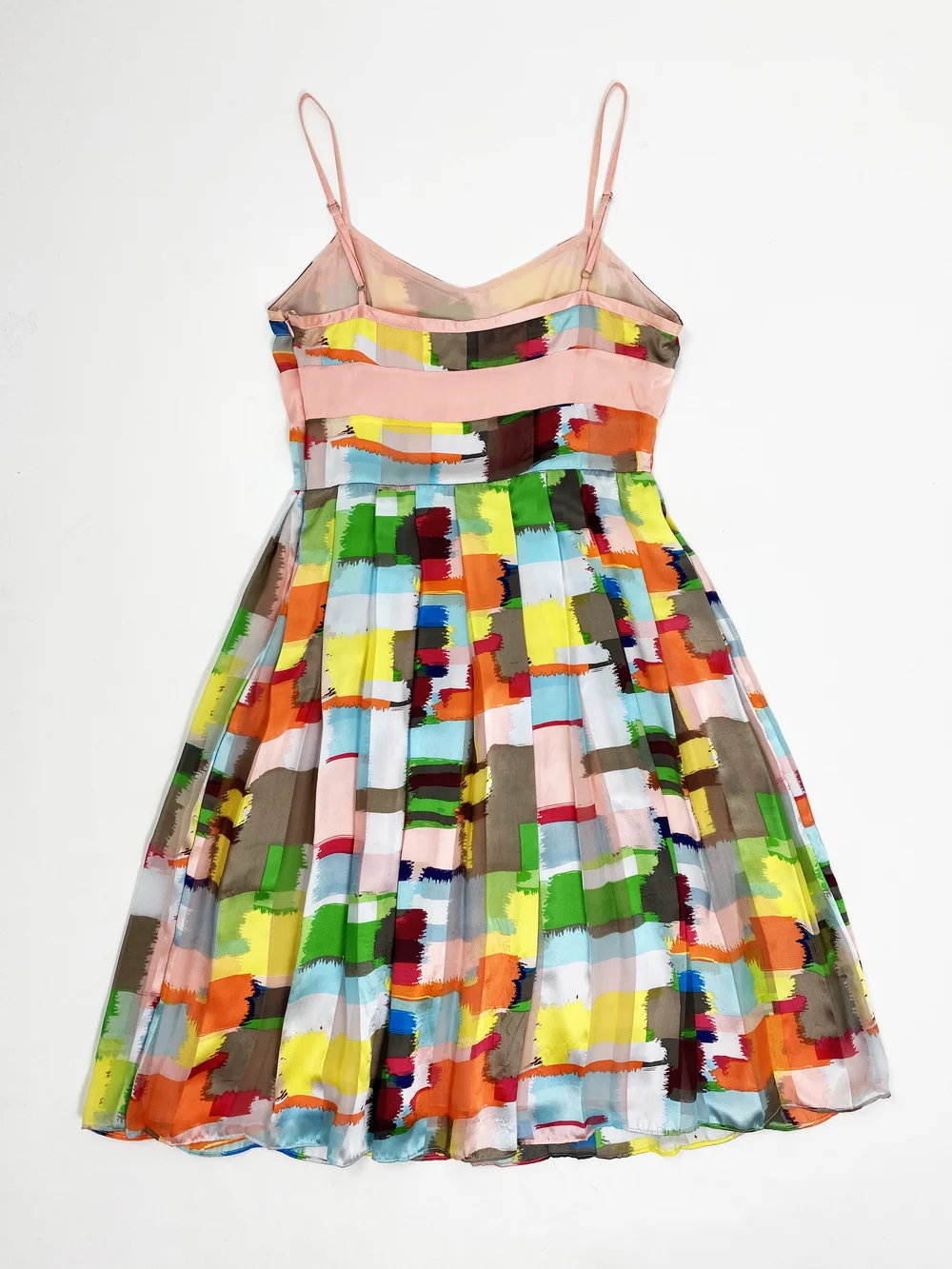 Moschino 90s printed silk slip dress — JAMES VELORIA