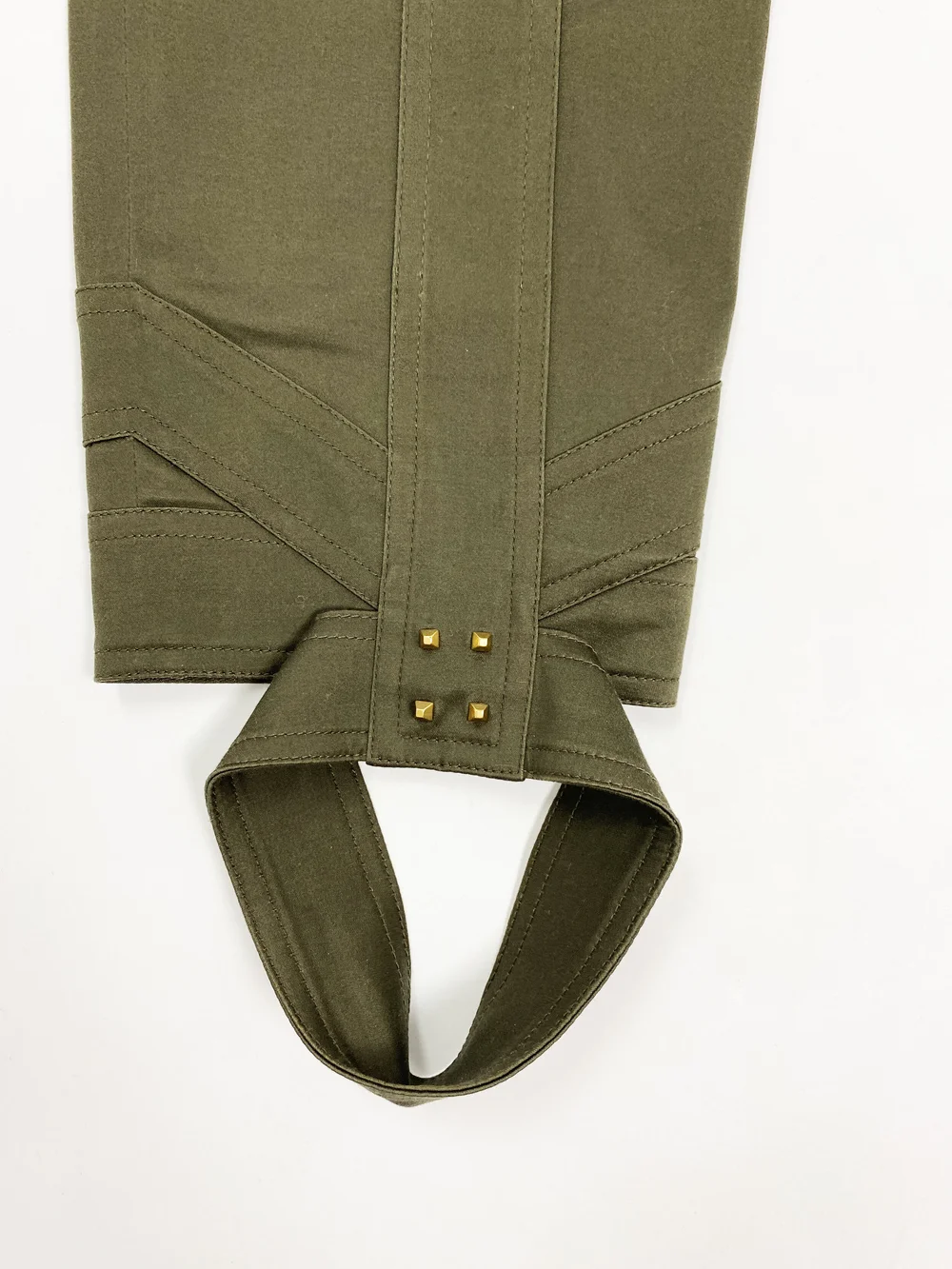 Gucci 2003 studded ankle loop pants — JAMES VELORIA