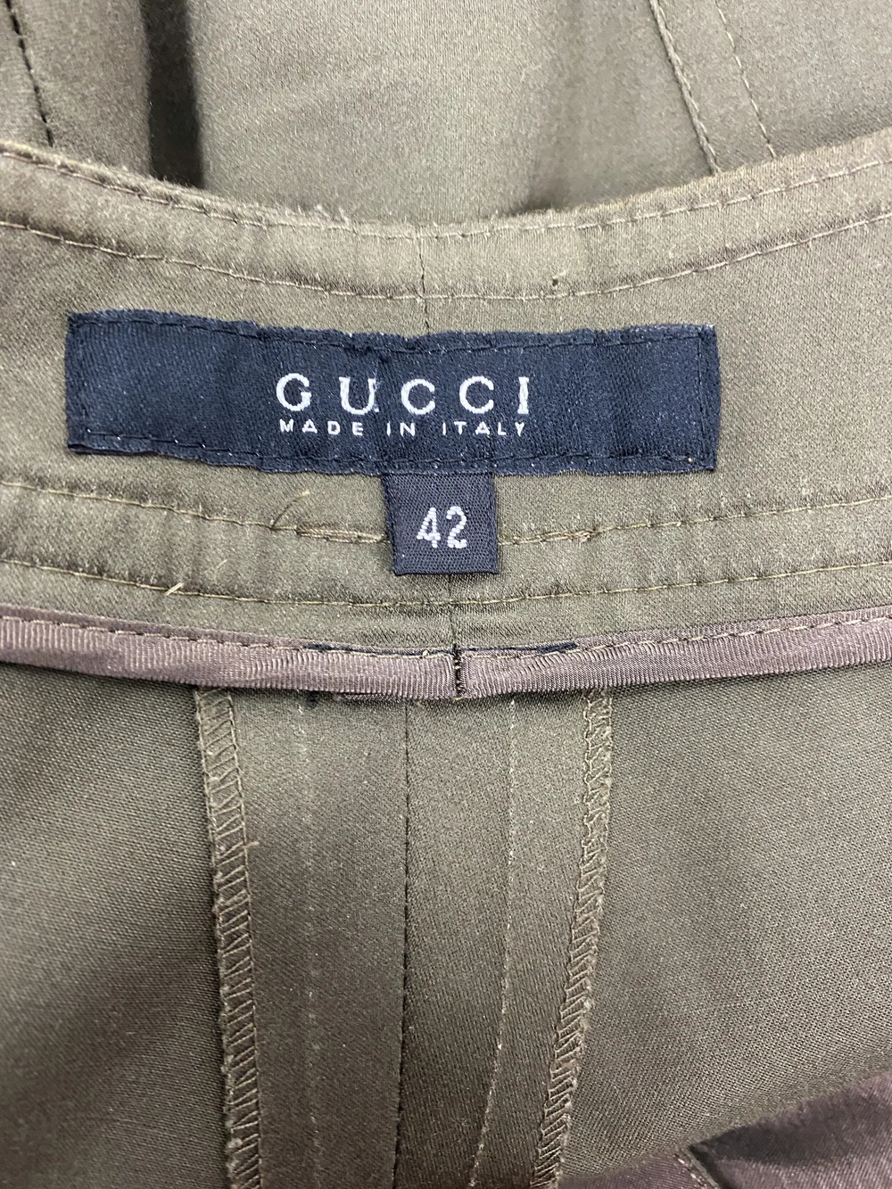 Gucci 2003 studded ankle loop pants — JAMES VELORIA