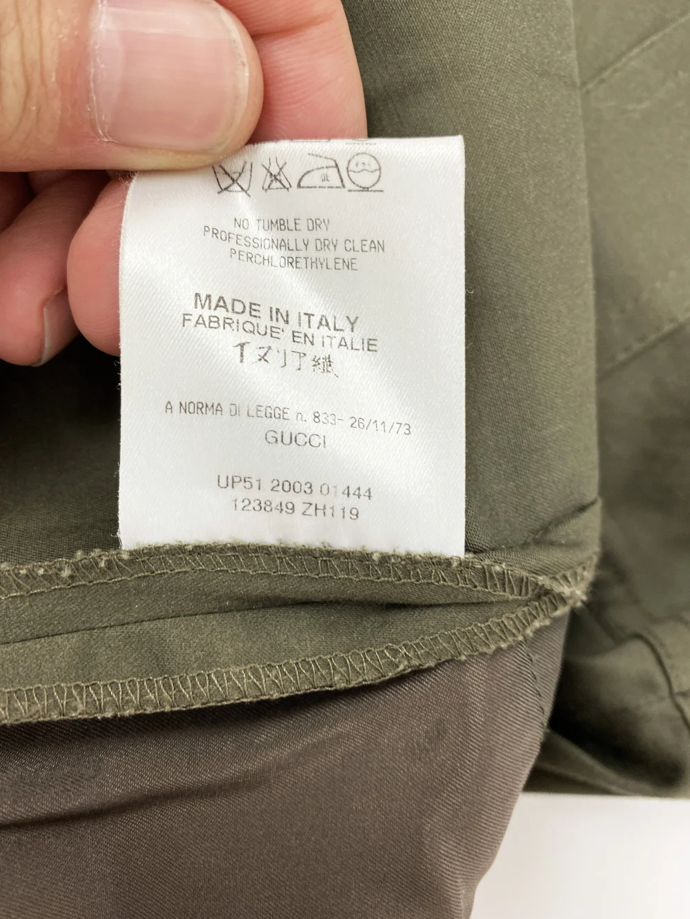 Gucci 2003 studded ankle loop pants — JAMES VELORIA