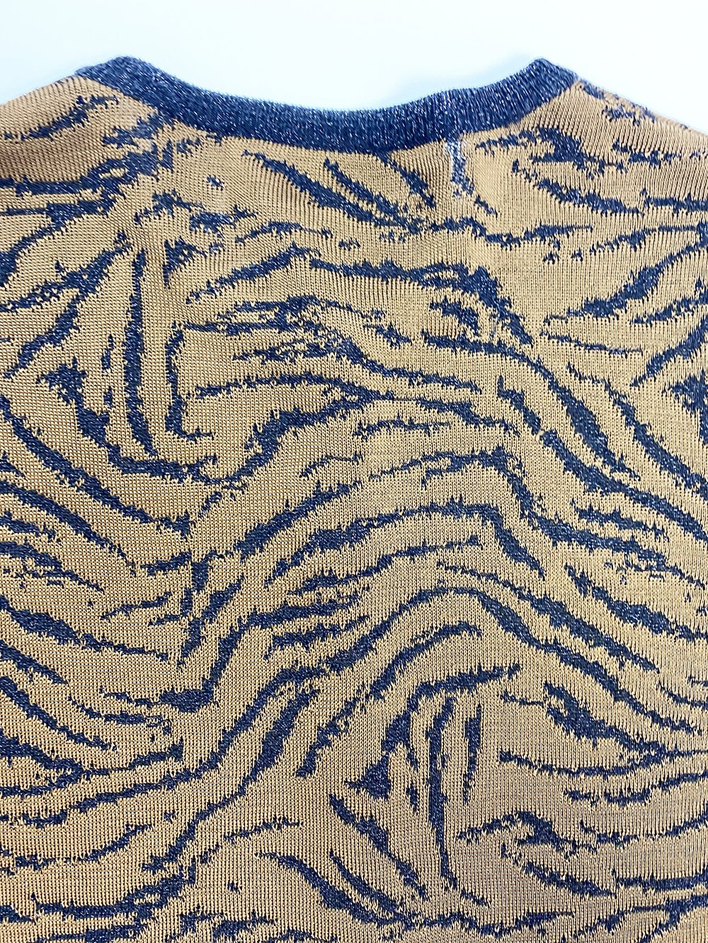 Gianni Versace 90s tiger print cardigan — JAMES VELORIA