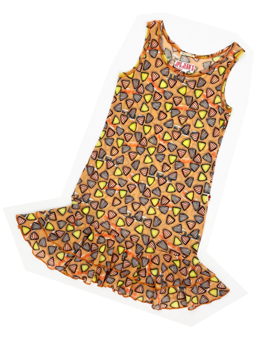bodysuit mesh dress L'AGENCE Sorella Mesh Midi Dress In Portabella