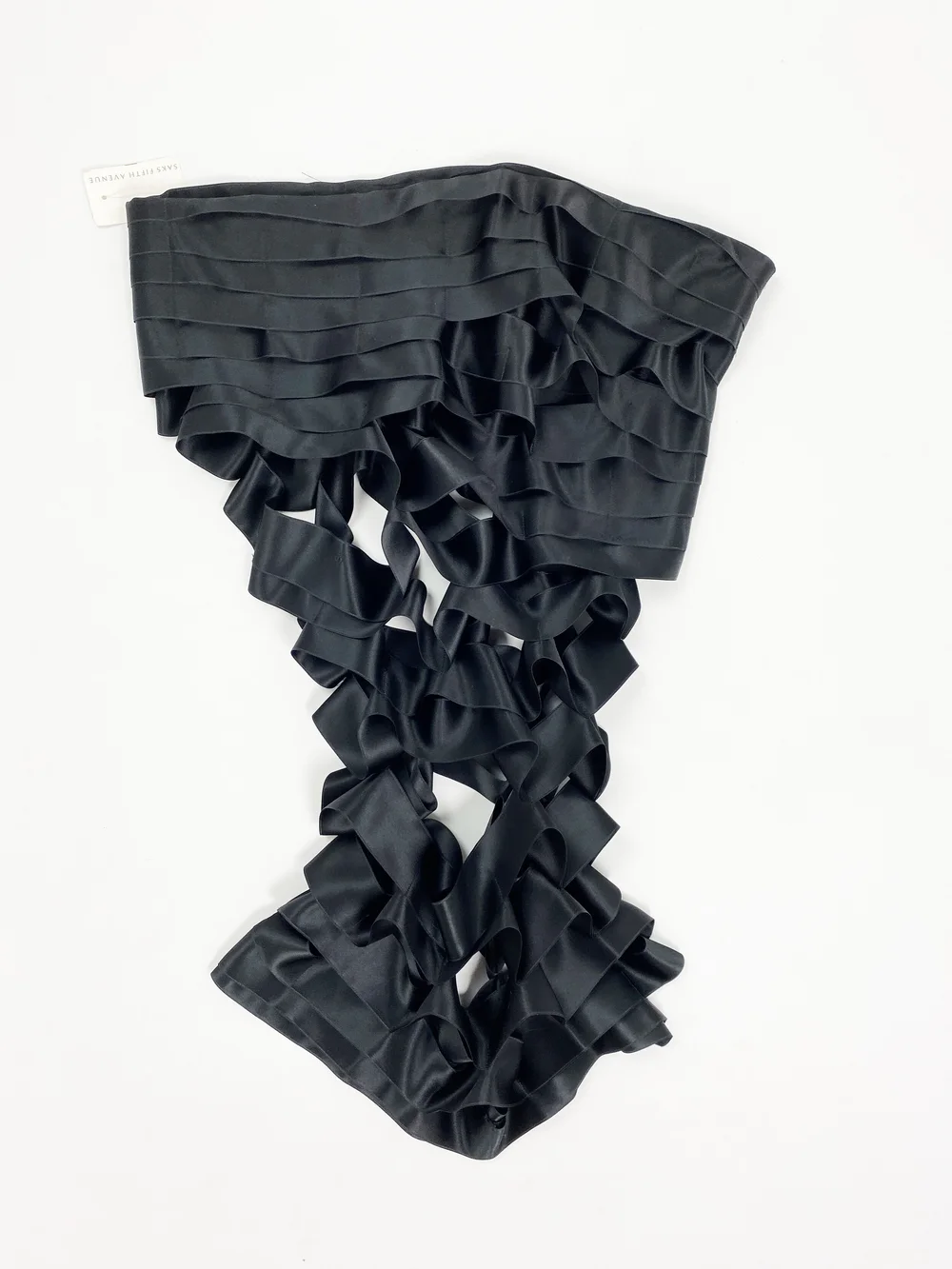 Helmut Lang S/S 1998 satin ribbon skirt — JAMES VELORIA