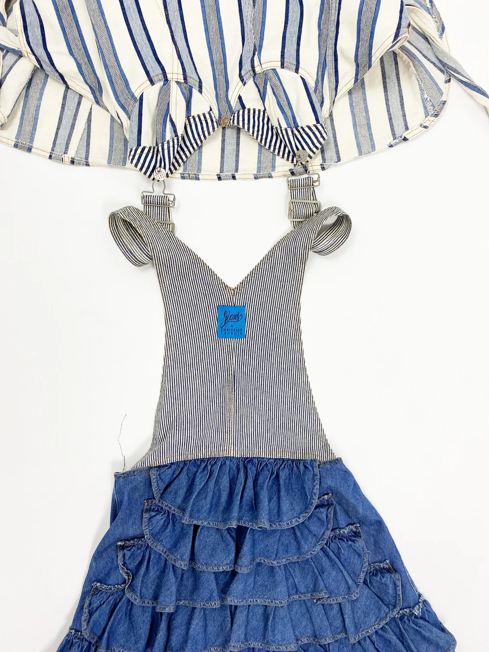 Christian Lacroix apron bustier dress  JAMES VELORIA