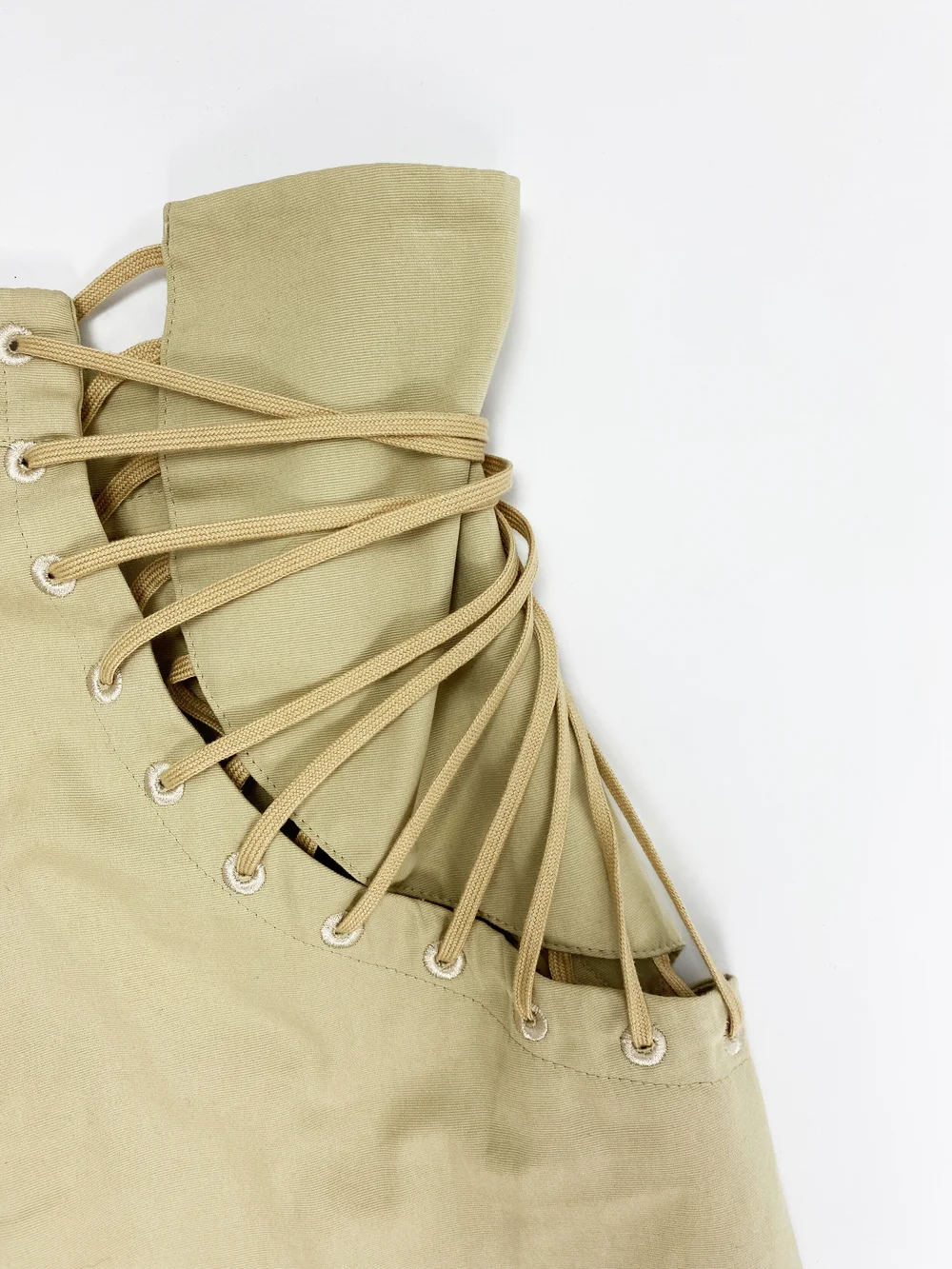 Alexander McQueen S/S 2002 corset cutout pants — JAMES VELORIA