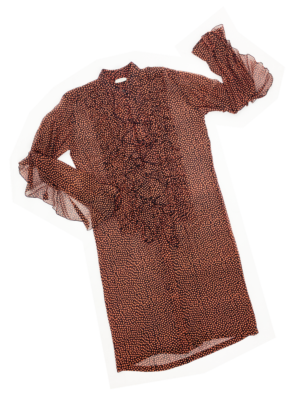 dries van noten sheer dress Dries Van Noten - Women - Ruffled Mesh Dress - Ecru