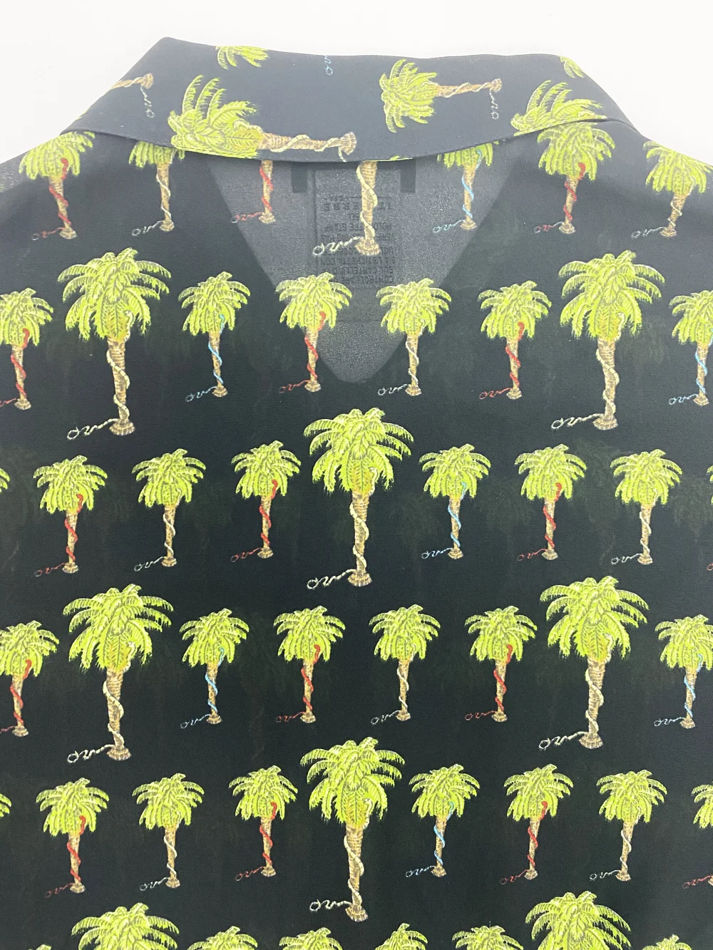 Versace Jeans Couture 90s palm tree print shirt — JAMES VELORIA