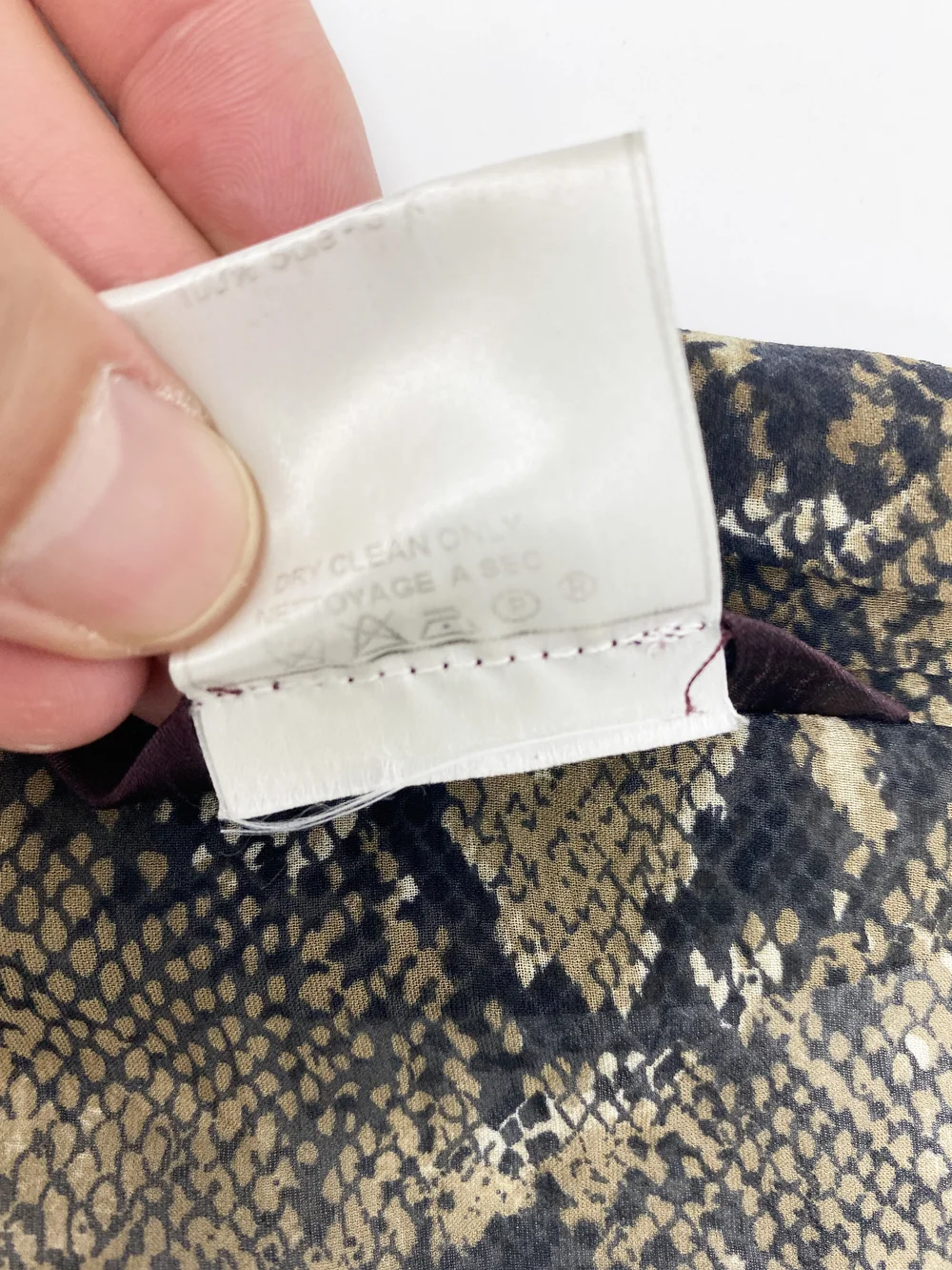 John Galliano S/S 2000 snake print silk top — JAMES VELORIA