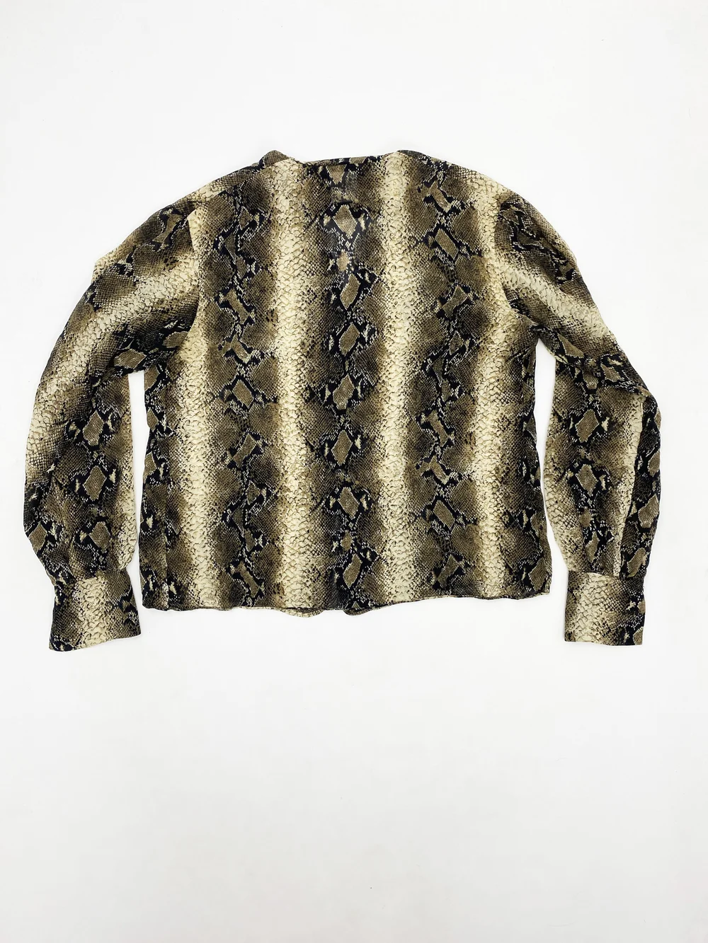 John Galliano S/S 2000 snake print silk top — JAMES VELORIA
