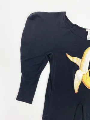 Chloe S/S 2001 banana print tie top — JAMES VELORIA