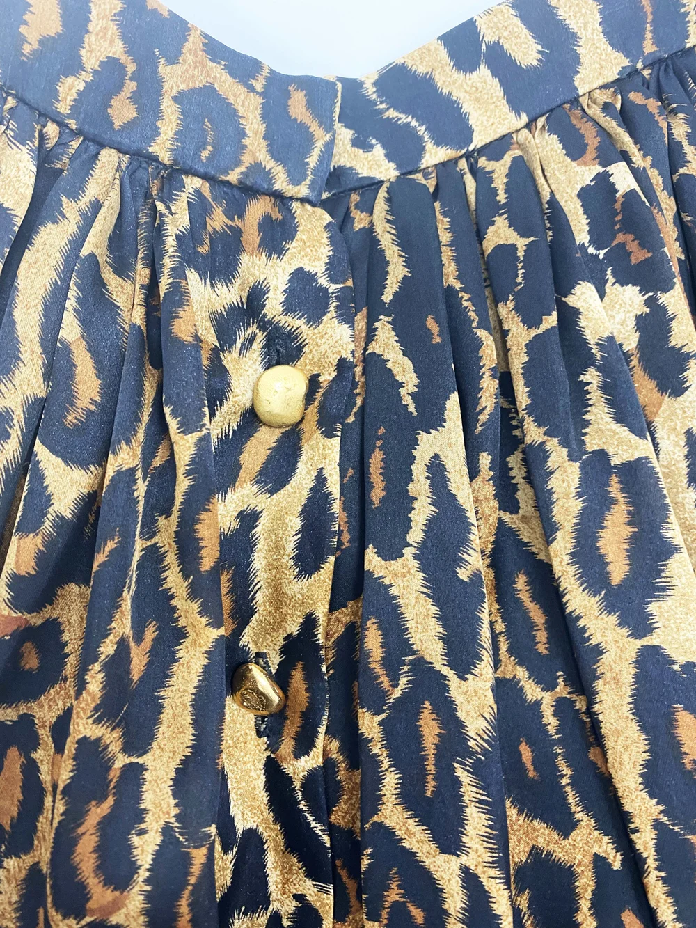 Rosary moon】Leopard Random Flare Skirt rosarymoon Leopard